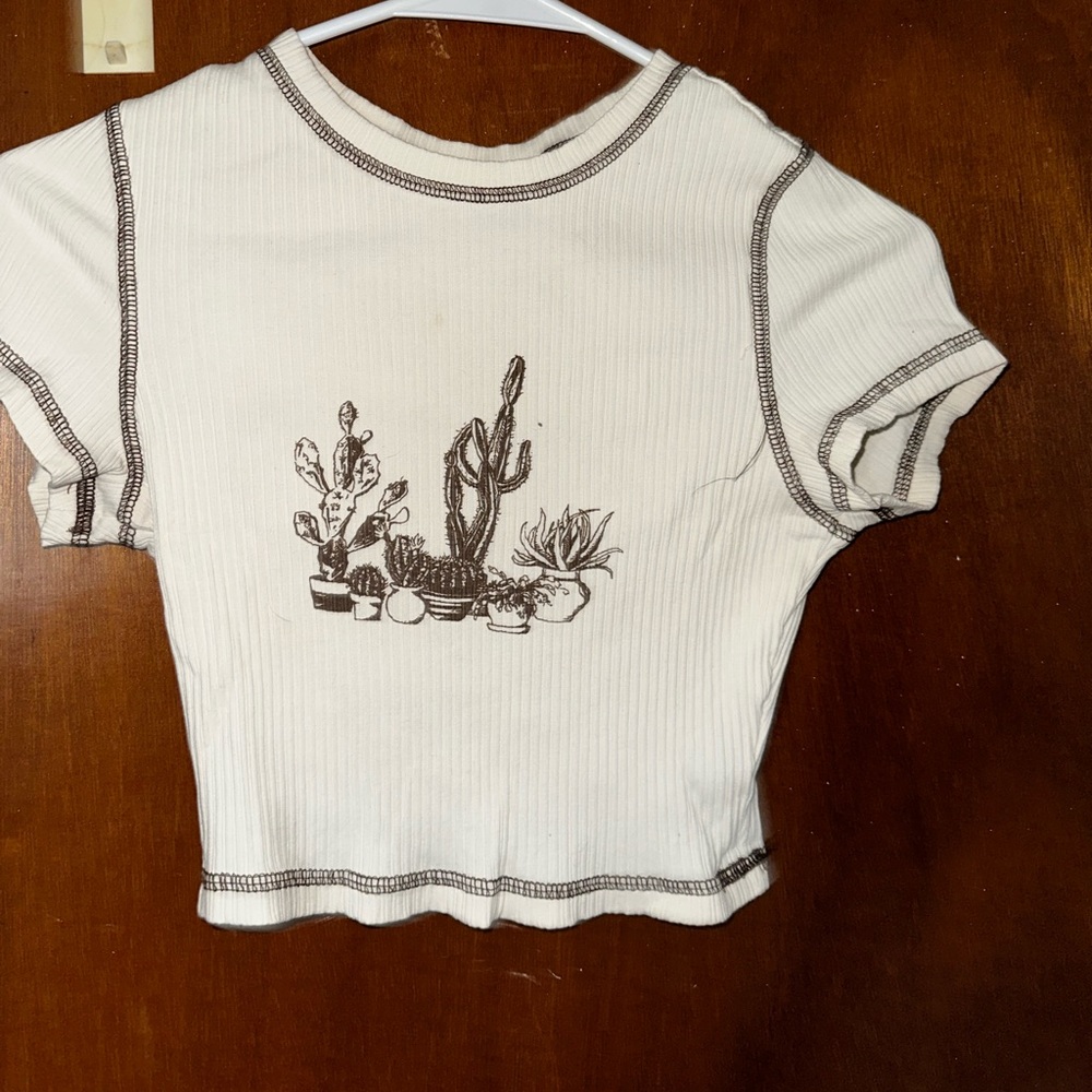 Cactus Cropped Tee